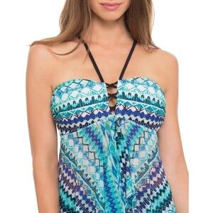 Profile by Gottex Flyaway Tankini Top size 10 NWT